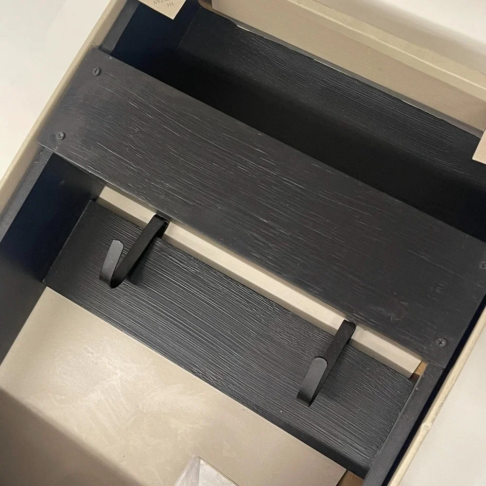 Multi Functional Storage Rack‎ includes:2 Hooks & 2 Shelves Size: 12